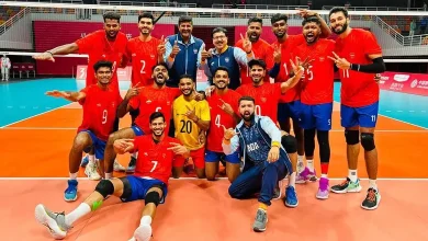 Asian Volleyball India Pakistan Win