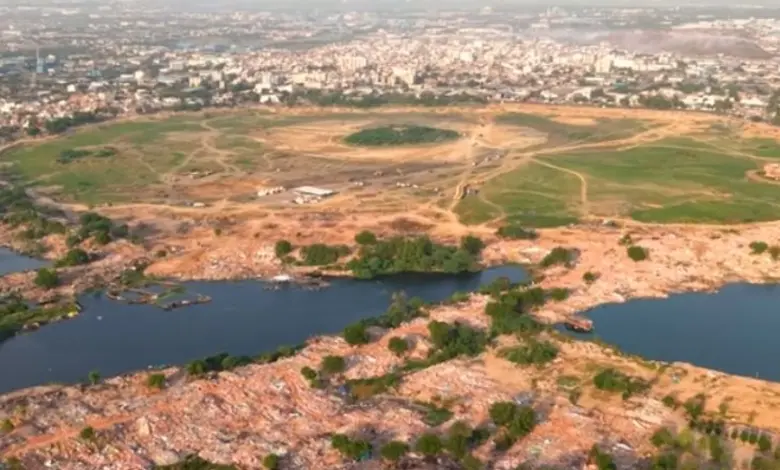Chandola Lake Drone Video