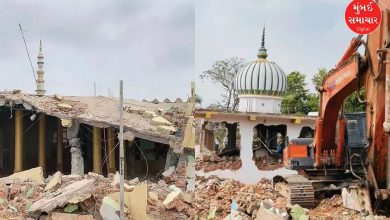 Demolition took place again in Chandola Lake in Ahmedabad, religious pressures were removed