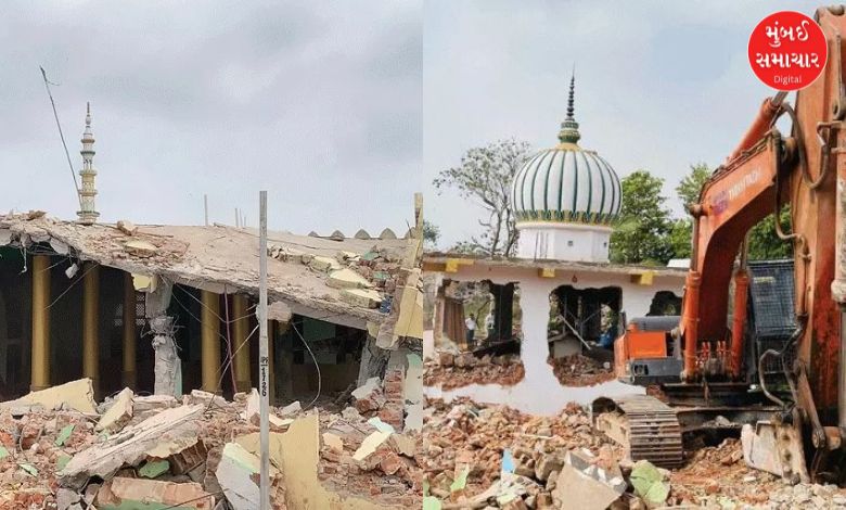Demolition took place again in Chandola Lake in Ahmedabad, religious pressures were removed
