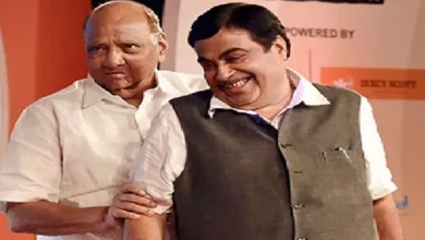 Discussion during meeting with Nitin Gadkari at Sharad Pawar's office