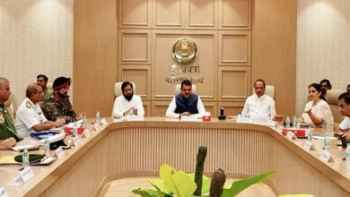 Discussions during a meeting between the Maharashtra government and the armed forces on security issues