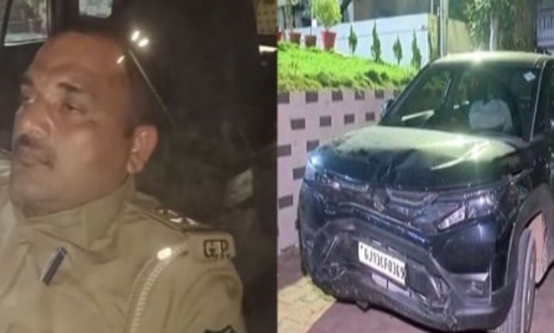 Drunk PSI causes accident in Narmada: Suspended