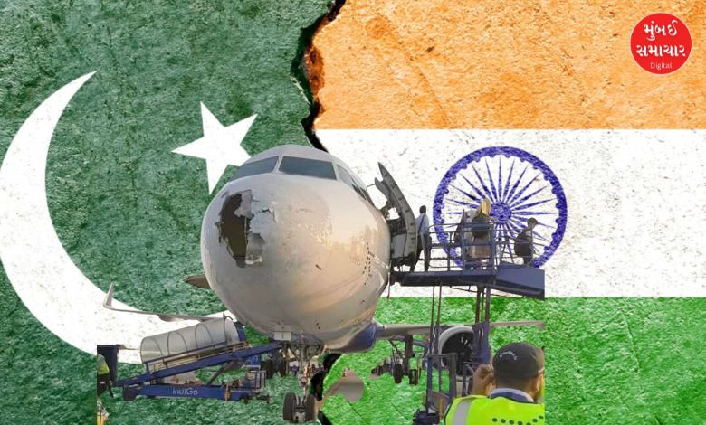 Indigo delhi-srinagar flight turbulence Lahore atc Pakistan denied air space