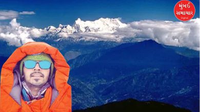 Kutch youth scales Kanchenjunga mountain range