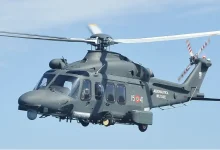 Malaysian Helicopter Lands in Ahmedabad