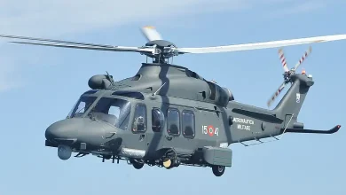 Malaysian Helicopter Lands in Ahmedabad