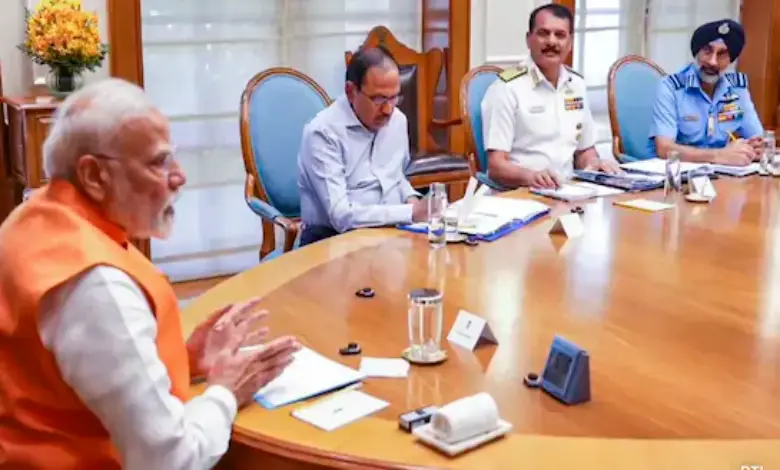 PM Modi Reviews India-Pakistan Tensions