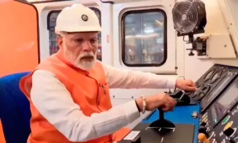 PM Modi inaugurates Railway Manufacturing Plant, flags off Sabarmati-Veraval Vande Bharat Train