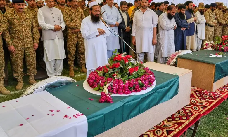 Pakistan Exposed Terrorist Funeral Army