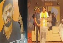 Photos of Lawrence Bishnoi at Gopichand Padalkar's rally