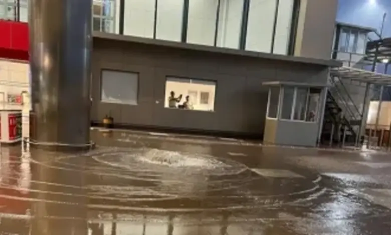 Pune International Airport flooded after one hour of rain