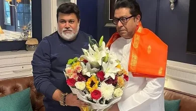 ઉદય સામંત અને રાજ ઠાકરેની બેઠક દરમિયાન શિવતીર્થ નિવાસ પર લીધેલું ચિત્ર.