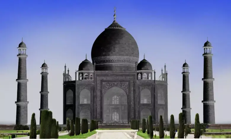 Taj Mahal Black Cloth When Covered Reason