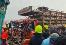 Thane Chicken Truck Excavator Accident
