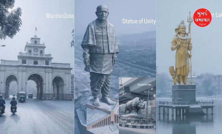 Vadodara Snow Fall AI Generated Video Goes Viral