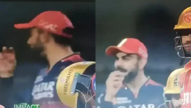 Virat Kohli made this gesture against Mushir Khan