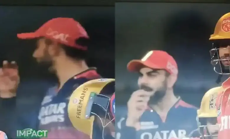 Virat Kohli made this gesture against Mushir Khan