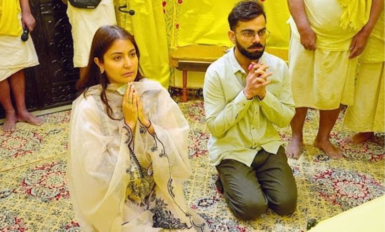 Not just cricket, but also immersed in devotion! Virat Kohli reaches Hanuman Garhi in Ayodhya with wife Anushka; Watch VIDEO
