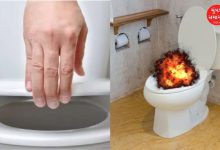 Western toilet seats can explode
