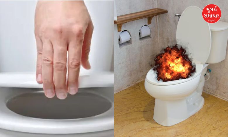 Western toilet seats can explode