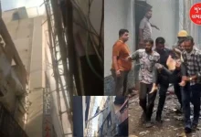 Massive fire breaks out in Ajmer's Naaz Hotel, people jump from windows to save their lives
