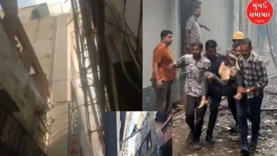 Massive fire breaks out in Ajmer's Naaz Hotel, people jump from windows to save their lives