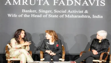 "Amrita Fadnavis Stuns at Cannes Film Festival"
