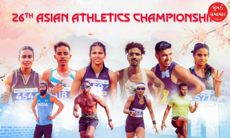 એશિયન એથ્લેટિક્સ ચેમ્પિયનશિપ: 4 બાય 400 મીટર મિક્સ્ડ રિલેમાં ભારતે ચીનને પછાડ્યું, રેકોર્ડ સમયમાં જીત્યો ગોલ્ડ મેડલ