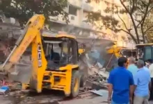 "Unauthorized Structures Demolished in Mankhurd"