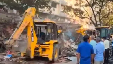 "Unauthorized Structures Demolished in Mankhurd"