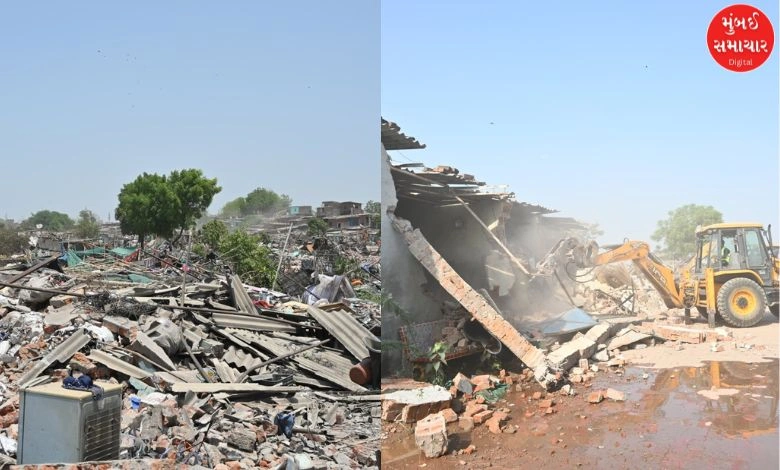 Why was the demolition of Chandola Lake suddenly suspended?