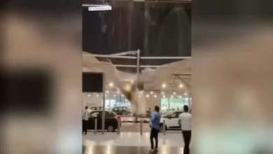 Delhi Airport Shed Collapse Kerala Congress jibe
