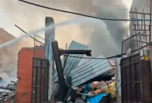 "Massive Fire Breaks Out in Delhi's Bawana Factory"