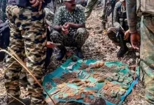 "Naxalite Encounter in Gadchiroli: Arms Seized"