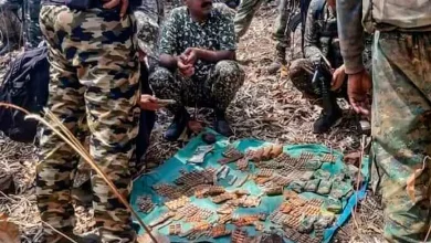 "Naxalite Encounter in Gadchiroli: Arms Seized"