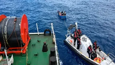 "Indian Coast Guard Rescues 6 Crew Members from Sinking Ship"