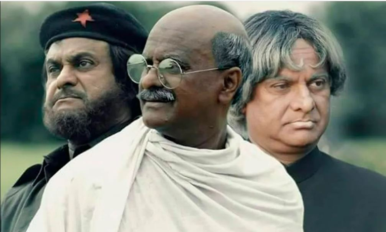 અભિનેતા જોનસન જ્યોર્જ આરાનૂ નજન ફિલ્મમાં વિવિધ ઐતિહાસિક પાત્રોમાં