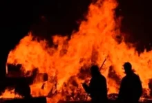 "Massive Fire Breaks Out at Kandivali Industrial Estate"