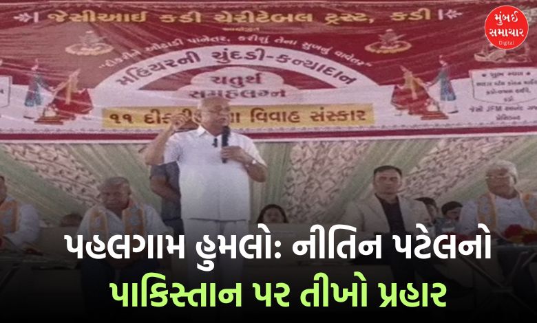 Nitin Patel Slams Pakistan Over Pahalgam Attack