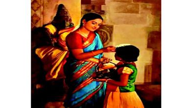 The sky is in my wings: If you raise your hand against my Lakshmi, I will remove it.