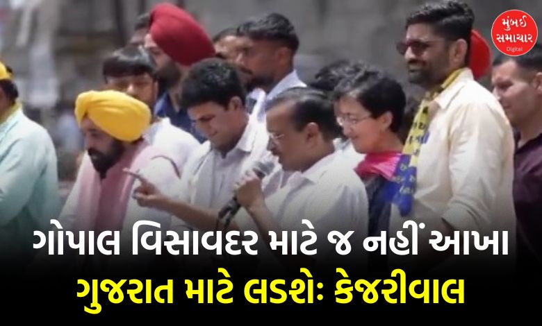 Visavadar by-election: Kejriwal challenges BJP to show Italy's disintegration, says this about Congress