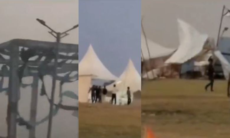 "Gujarat's Adventure Fest Damaged by Severe Storm"