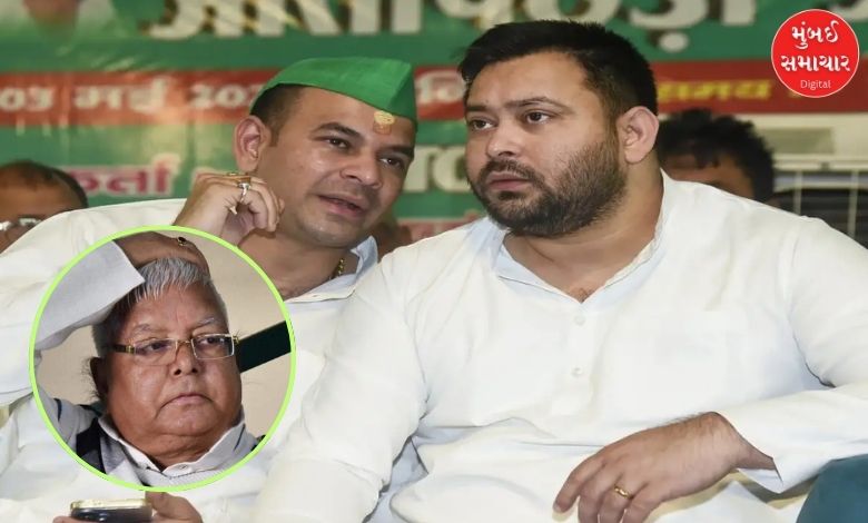 Tejashwi Yadav's statement about Tej Pratap's expulsion from party