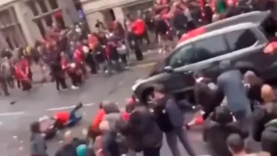 "Car Drives into Crowd of Liverpool Fans Celebrating Championship"