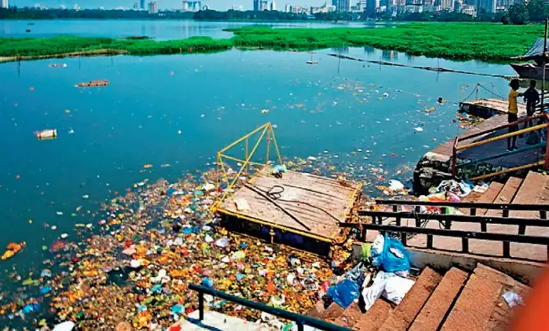 "Powai Lake Revival: Sewage Diversion and Treatment Plant"