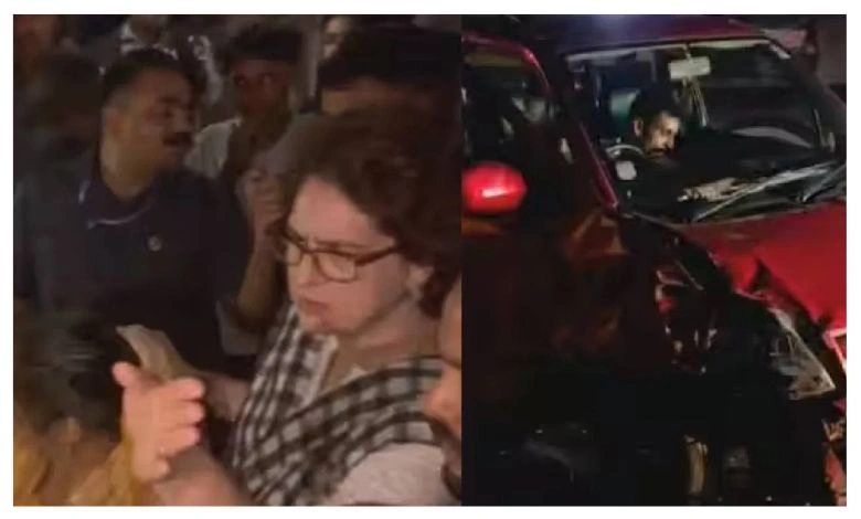 VIDEO: Priyanka Gandhi stops convoy after seeing injured; shifted to hospital in her ambulance