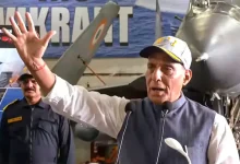 Rajnath Singh's message to Pakistan from INS Vikrant
