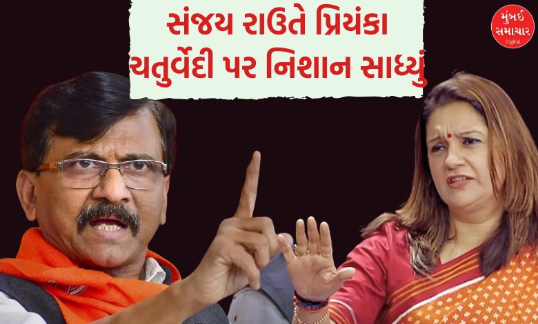 સંજય રાઉતનો પ્રિયંકા ચતુર્વેદી પર કટાક્ષ: ઊંચે ઉડ્યા તો સમજી લેજો કપાશે!