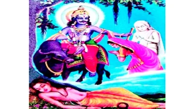 Sati Savitri and Yamaraja
